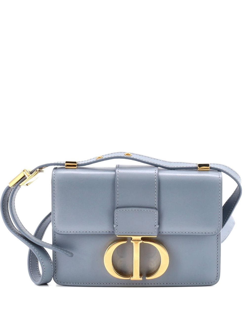 30 Montaigne Flap Bag Leather Micro shoulder bag