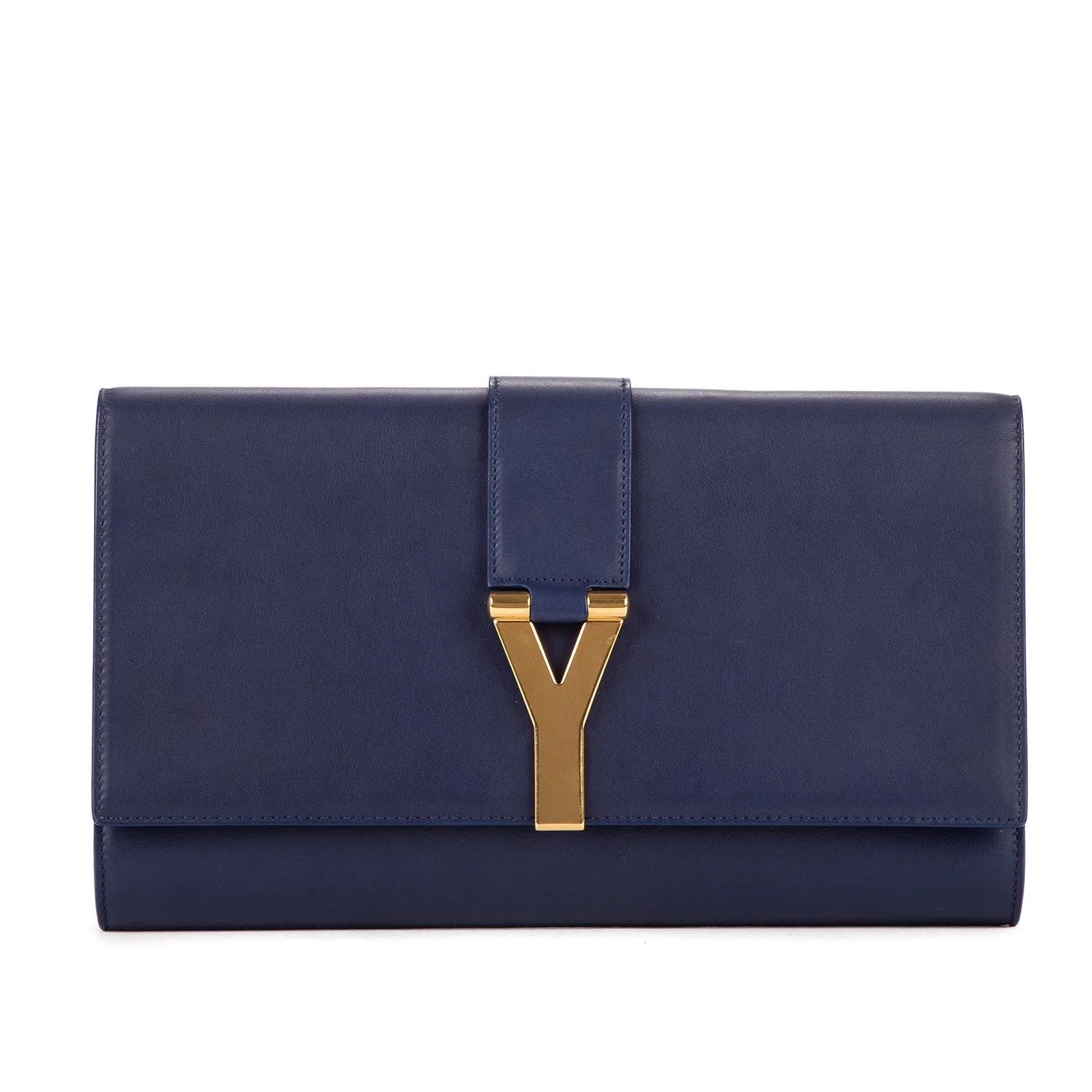 Leather Classic Y Line Clutch