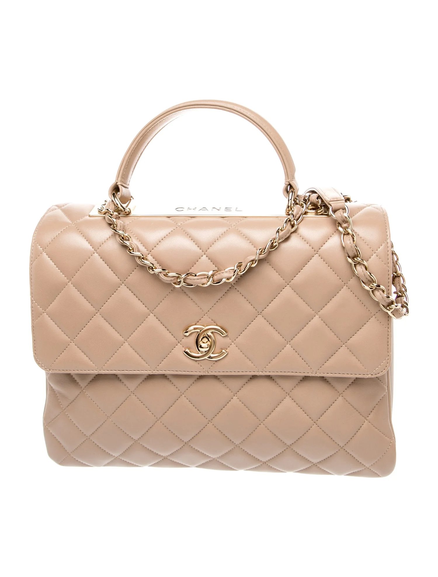 Large Trendy CC Flap Bag