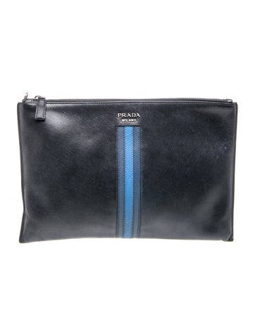 Saffiano Metal Leather Clutch