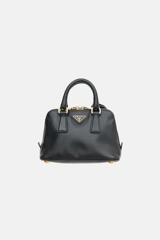 Saffiano Leather Mini Promenade Bag