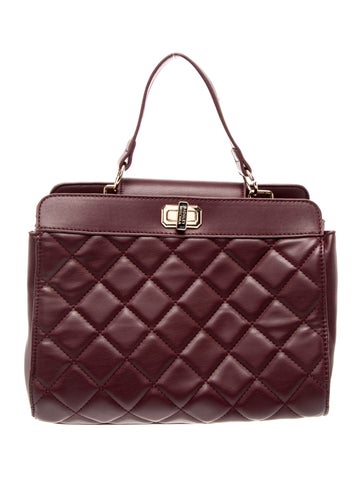 Leather Top Handle Bag w/ Tags