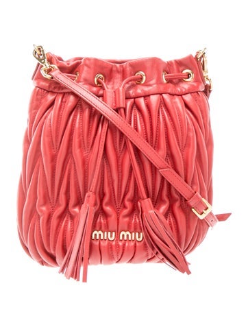 Miu Miu Leather Crossbody Bag