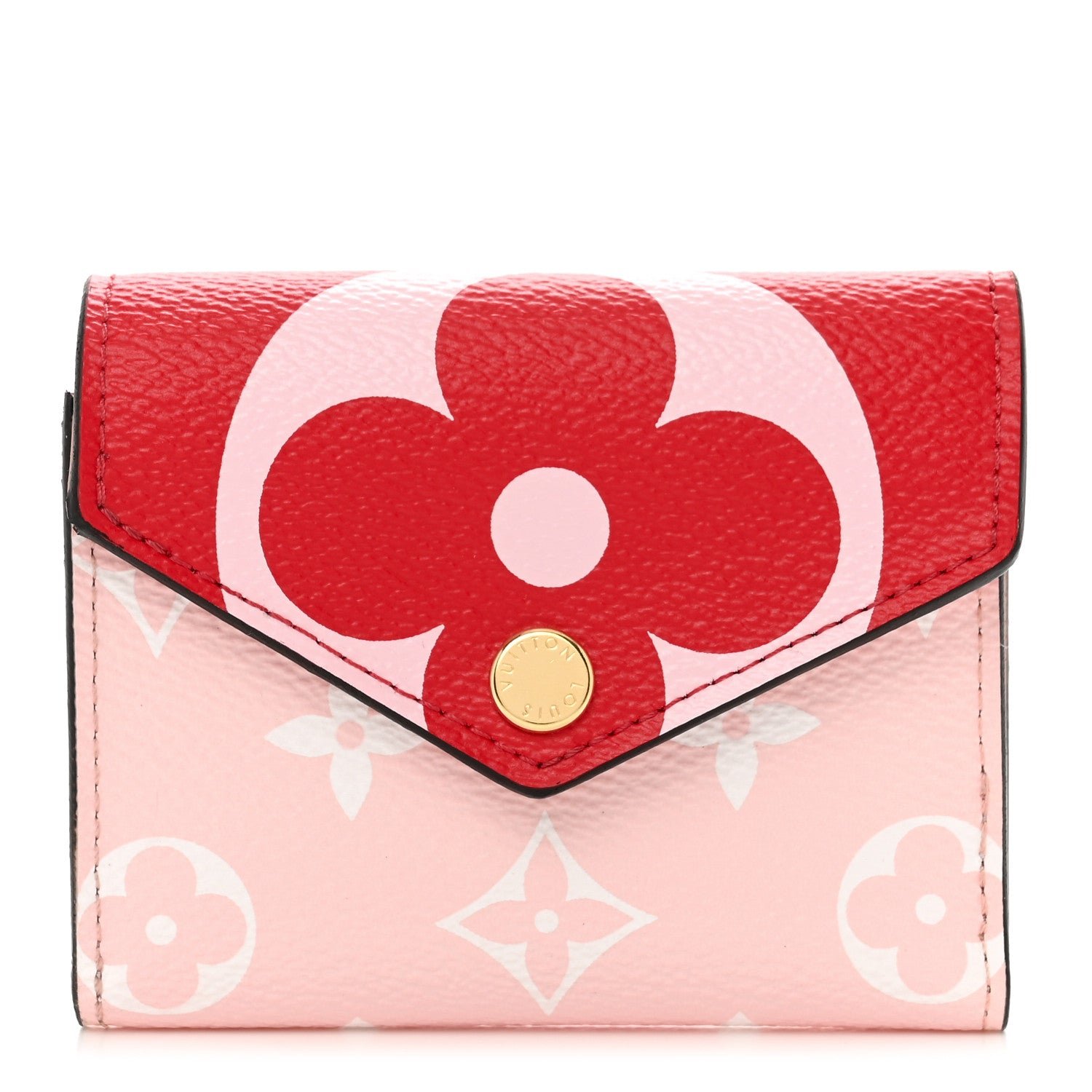 Louis Vuitton Monogram Giant Zoe Wallet Rouge Rose