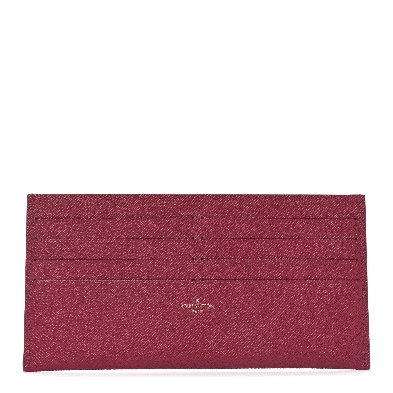 Louis Vuitton Calfskin Felicie Card Holder Insert Fuchsia