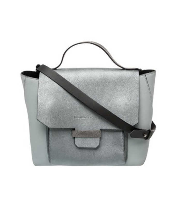 Brunello Cucinelli Cucinelli Leather Top Handle Bag