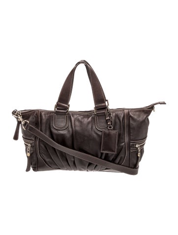 Leather Top Handle Bag