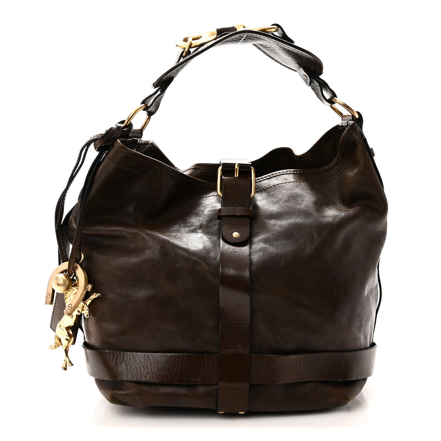 Chloe Goatskin Large Kerala Bag Brown