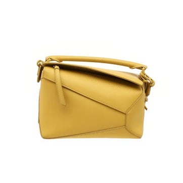 Leather Puzzle Edge Bag