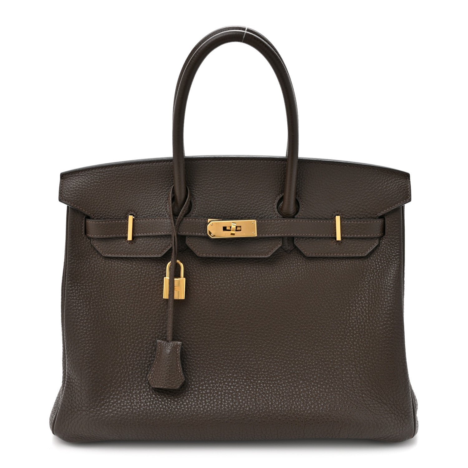 Hermes Taurillon Clemence BIRKIN 35 Cafe