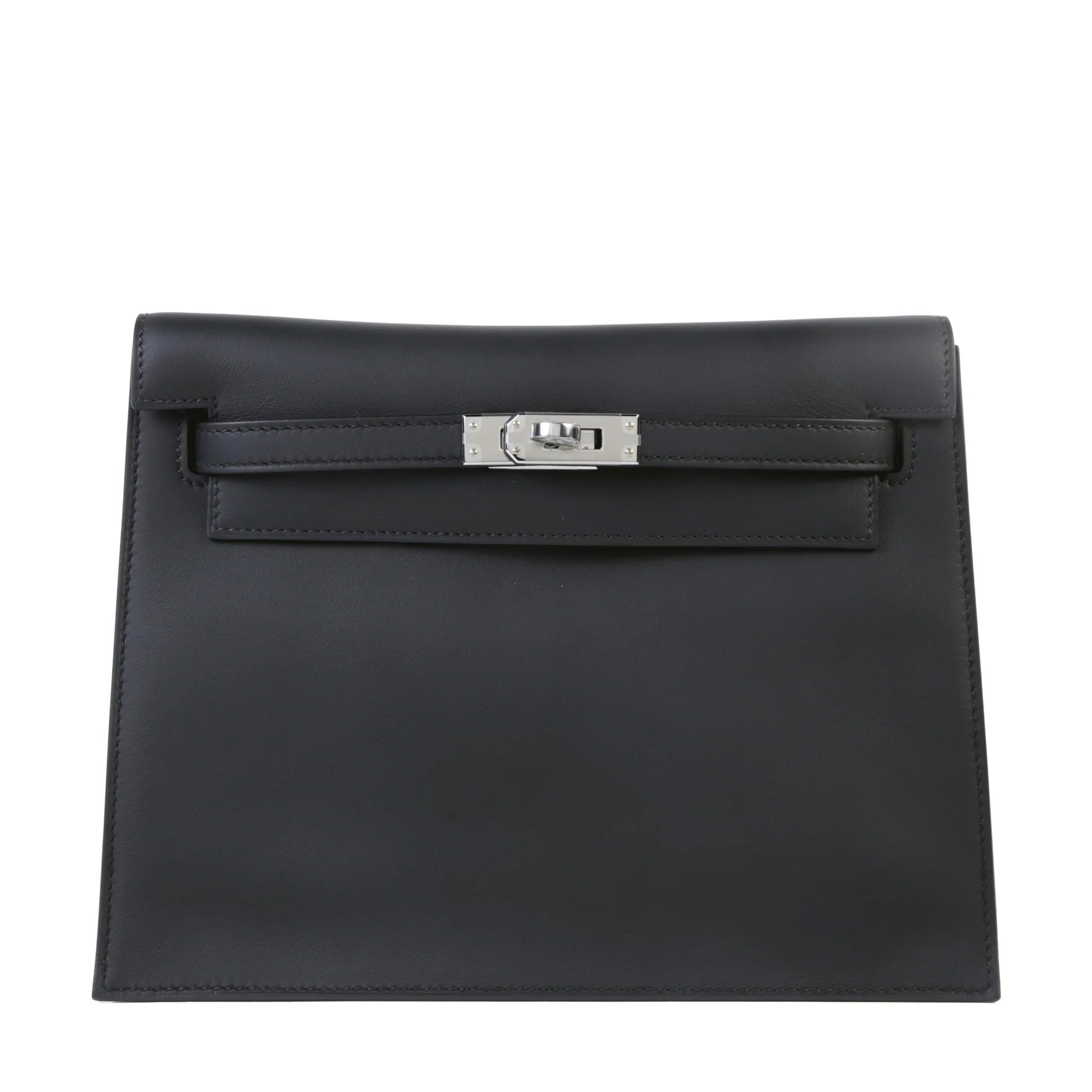 Brand New ( Rank N ) HERMÈS Kelly Danse Noir (89) Swift Palladium hardware G (2026)