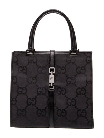 GG Canvas Top Handle Bag