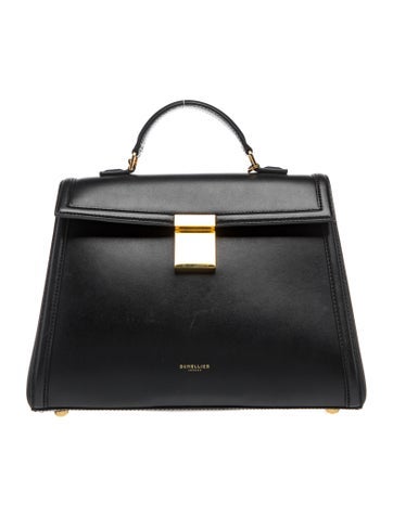 Leather Top Handle Bag