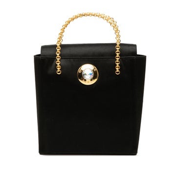 Celine Satin Satin Starball Chain Top Handle Bag