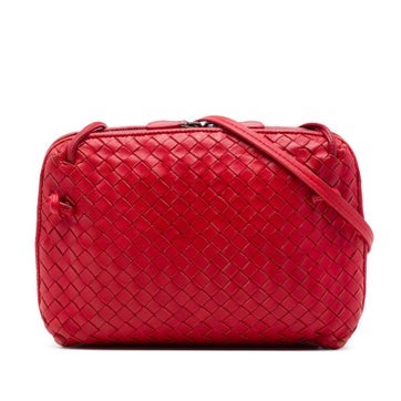 Leather Nappa Intrecciato Nodini Crossbody