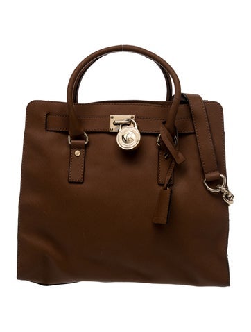 Michael Kors Saffiano Leather Top Handle Bag