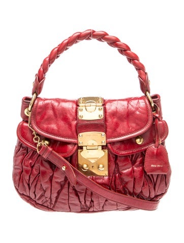Leather Top Handle Bag