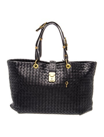 Intrecciato Top Handle Bag Large