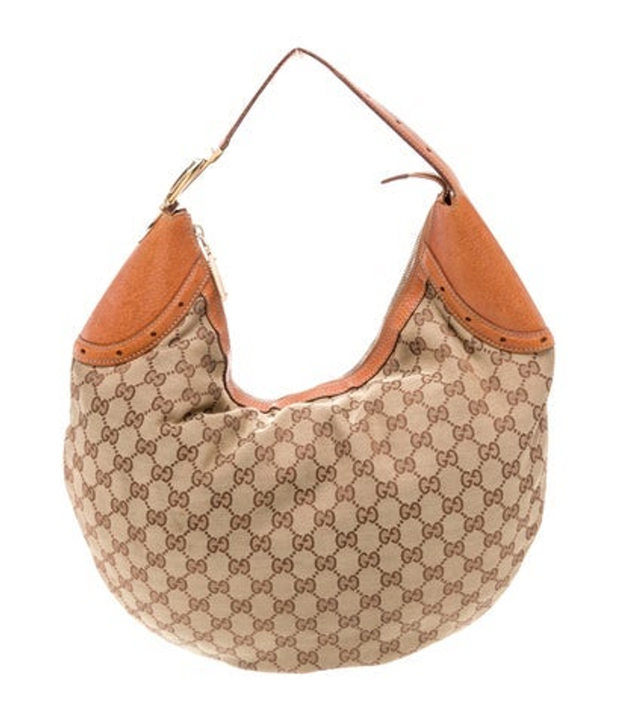 Gucci Gg Canvas Glam Hobo Bag