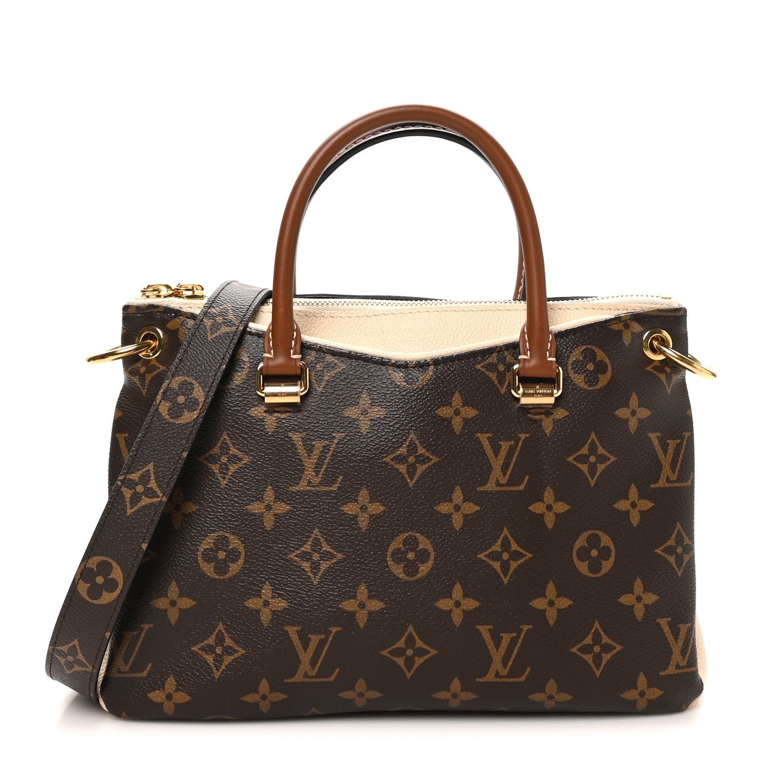 Louis Vuitton Monogram Pallas Full BB Creme