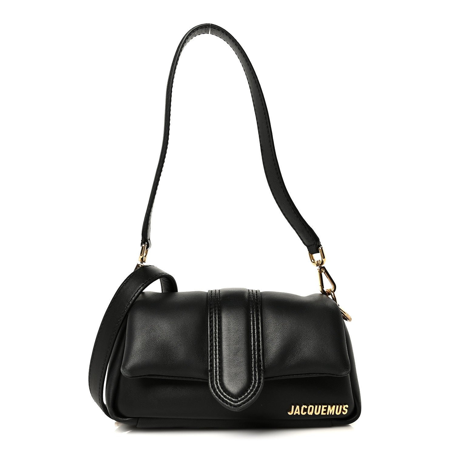 Jacquemus Padded Lambskin Le Petit Bambimou Black