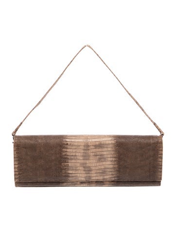 Embossed Leather Shoulder Bag