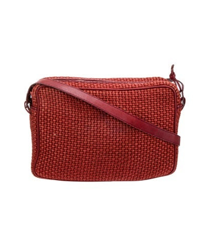 Bottega Veneta Veneta Raffia Shoulder Bag