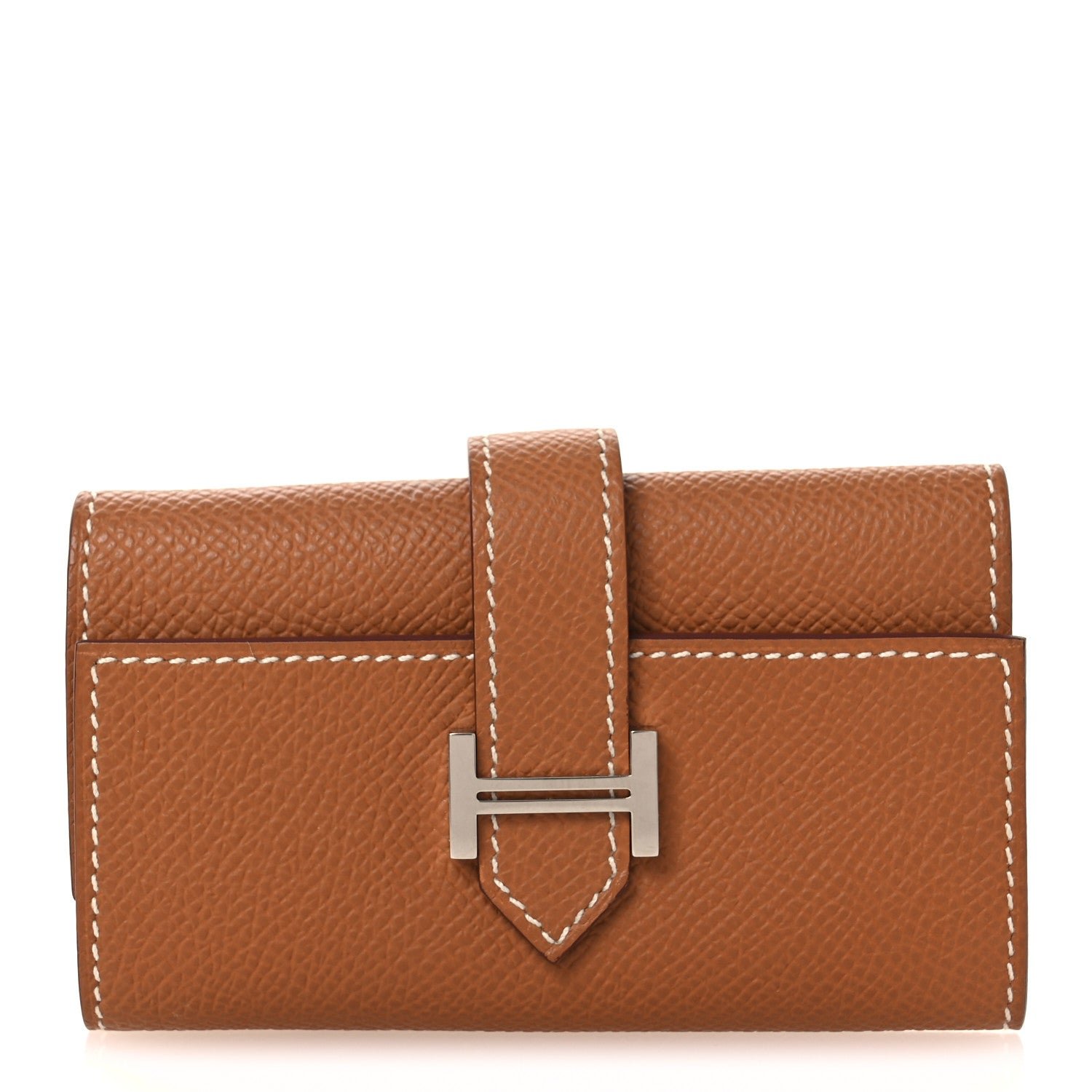 Hermes Epsom Bearn Multicles 4 Key Holder Gold