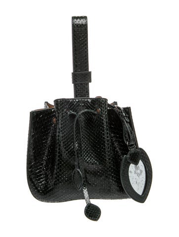 Alaia Leather Rose Marie Small
