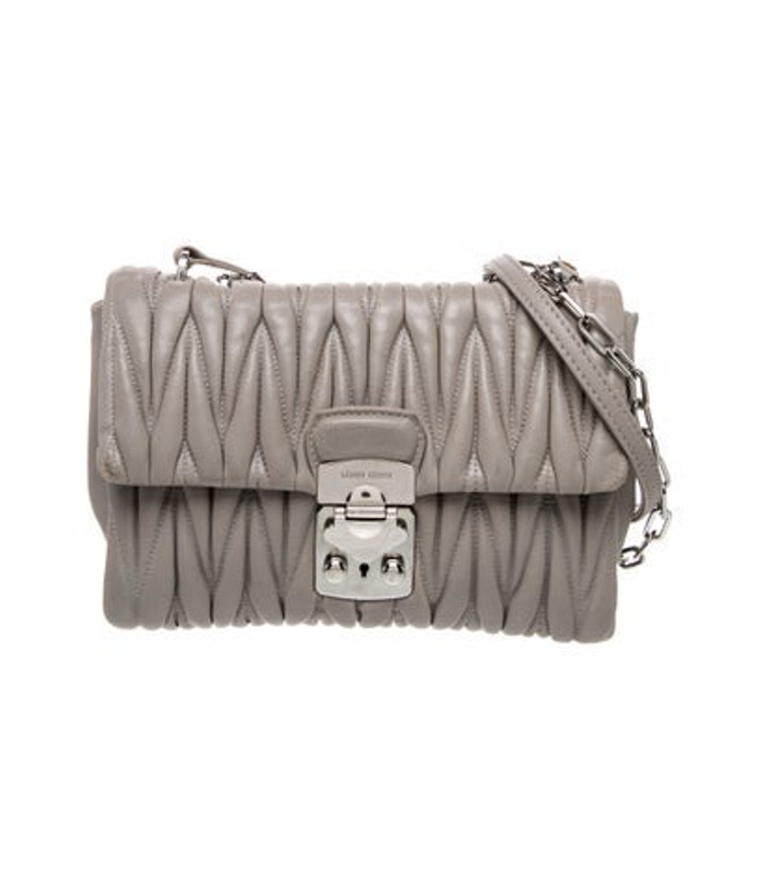 Miu Miu Miu Leather Shoulder Bag