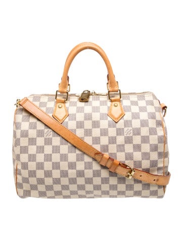 Damier Azur Speedy Bandouliere 30
