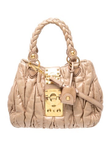 Leather Top Handle Bag