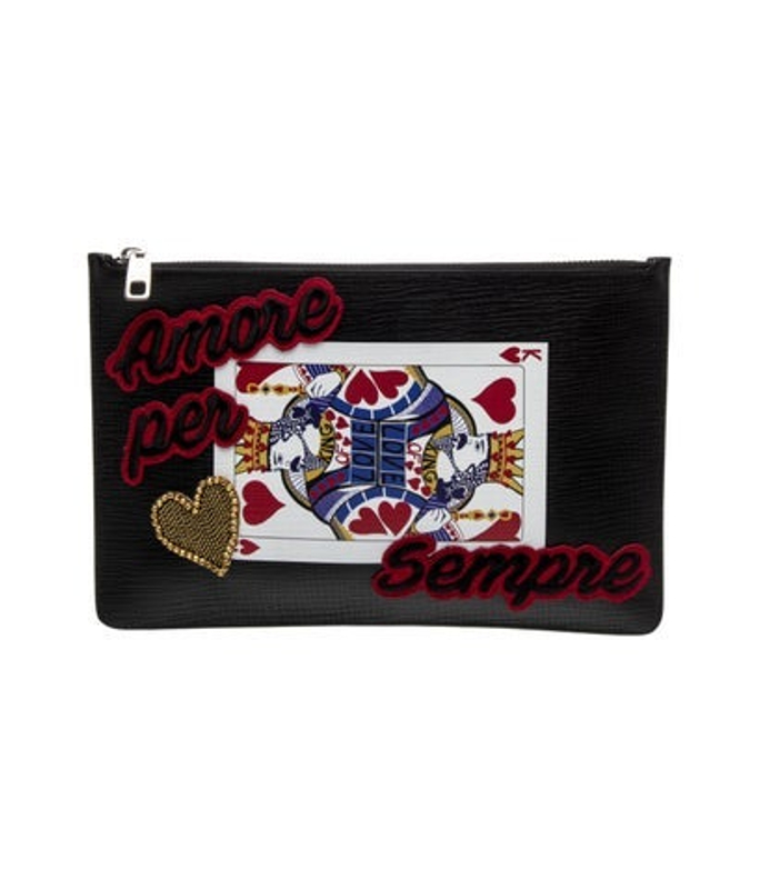 Dolce & Gabbana Gabbana Leather Clutch