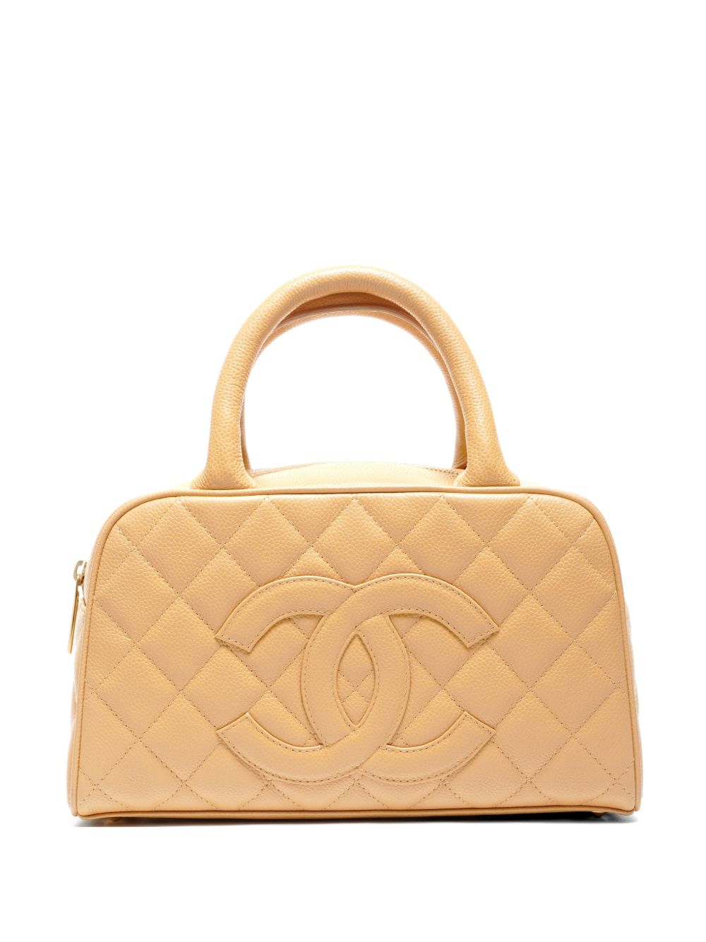2003 quilted leather tote bag