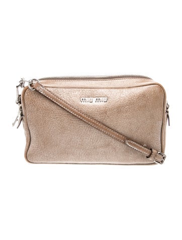 Leather Double Zip Camera Bag