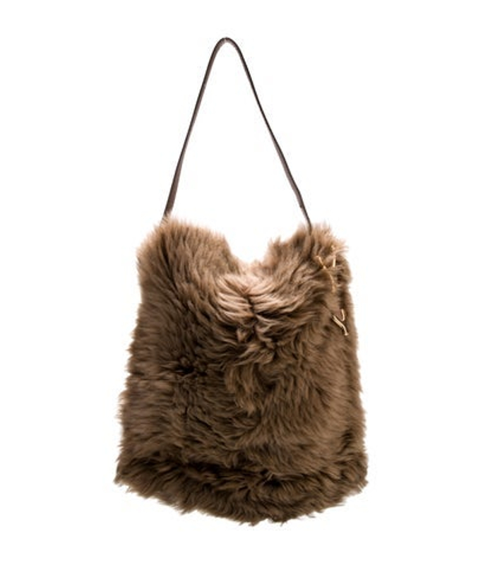 Boyy Shearling Top Handle Bag