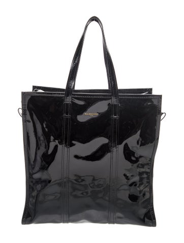 Patent Leather Bazar M Shopper Tote Medium