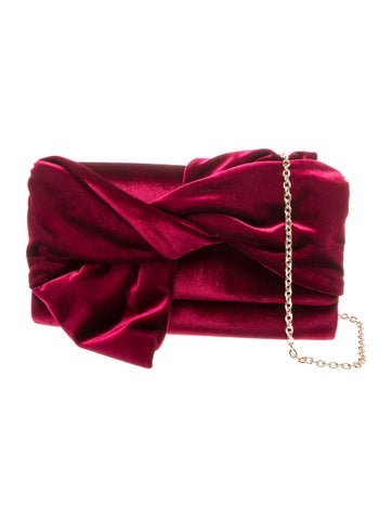 Badgley Mischka Velvet Clutch