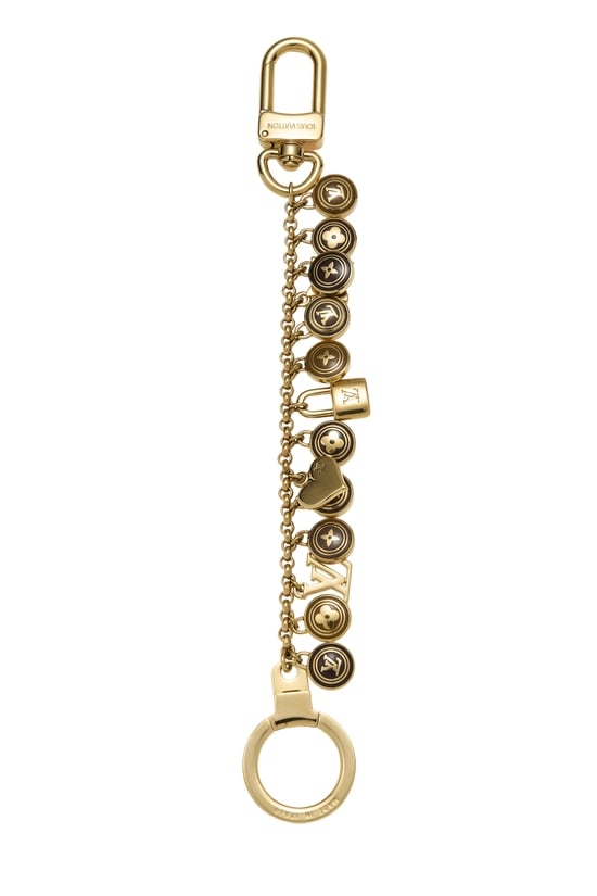 Gold Logo Pastilles Keychain