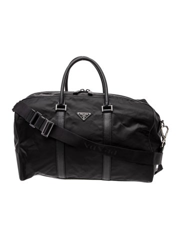 Saffiano Leather Weekender Bag