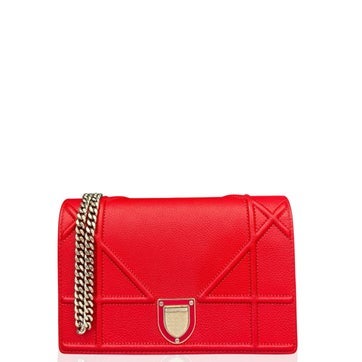 Calfskin Diorama Wallet On Chain
