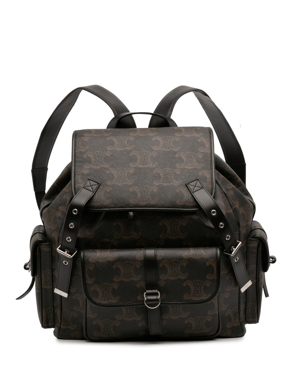 2022 Medium Triomphe Coated Canvas backpack