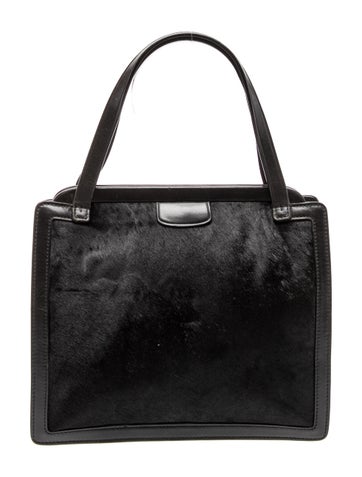 Leather Top Handle Bag