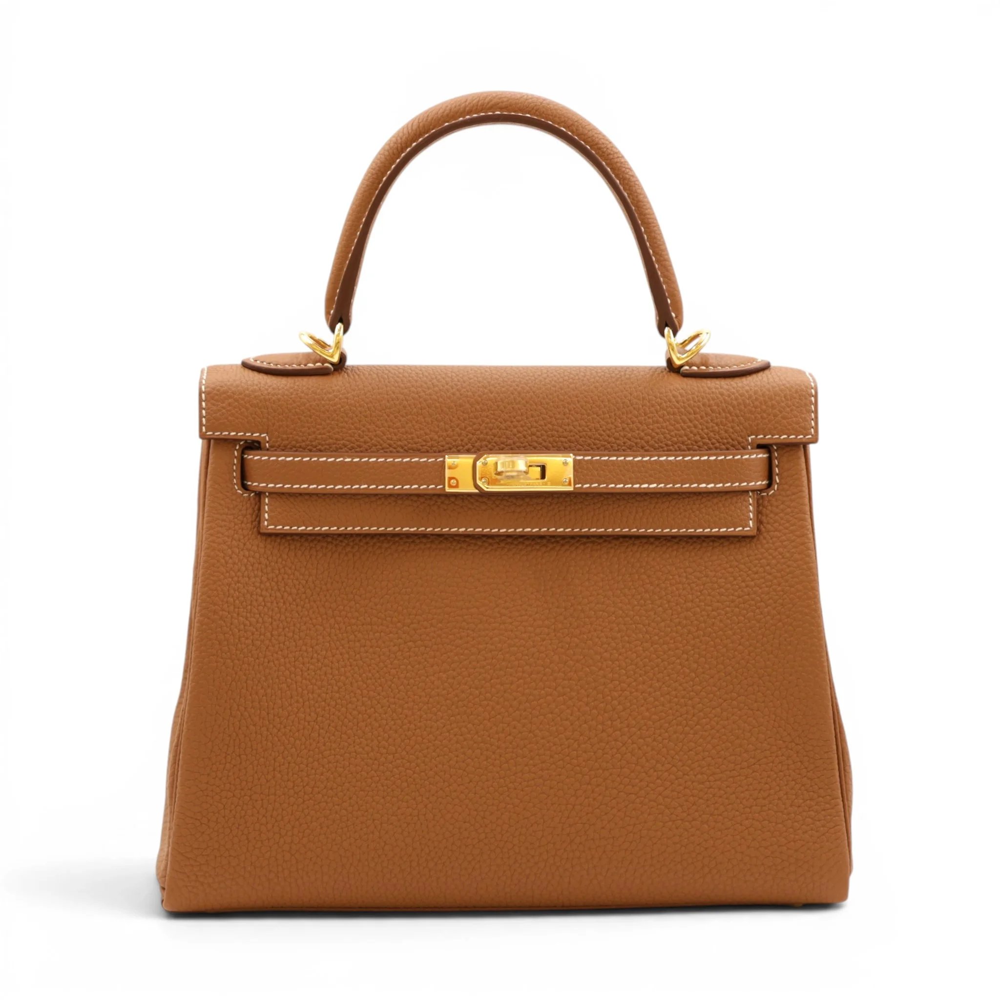 Unused ( Rank NS ) HERMÈS Kelly 25 Gold (37) Togo Gold hardware K (2025)