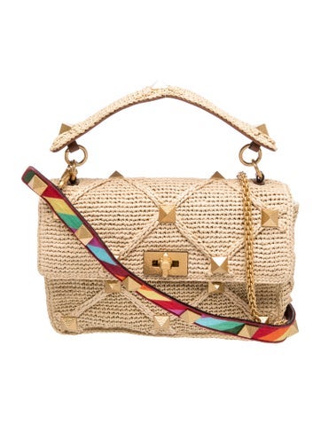Raffia Crossbody Bag