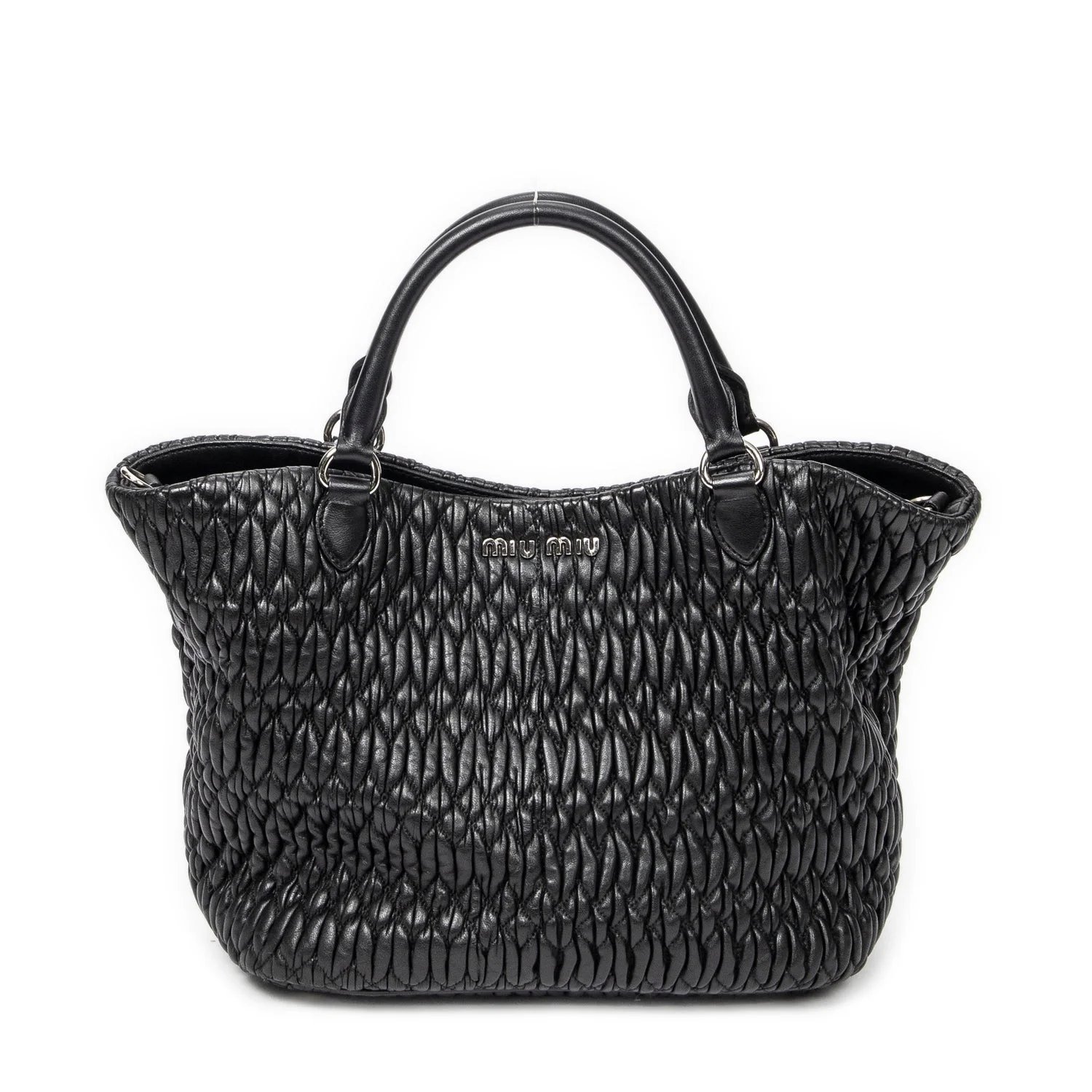 Leather Swarovski Crystal Tote