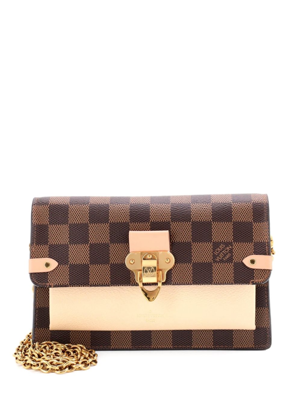 Vavin Chain Wallet NM Damier with Leather crossbody bag