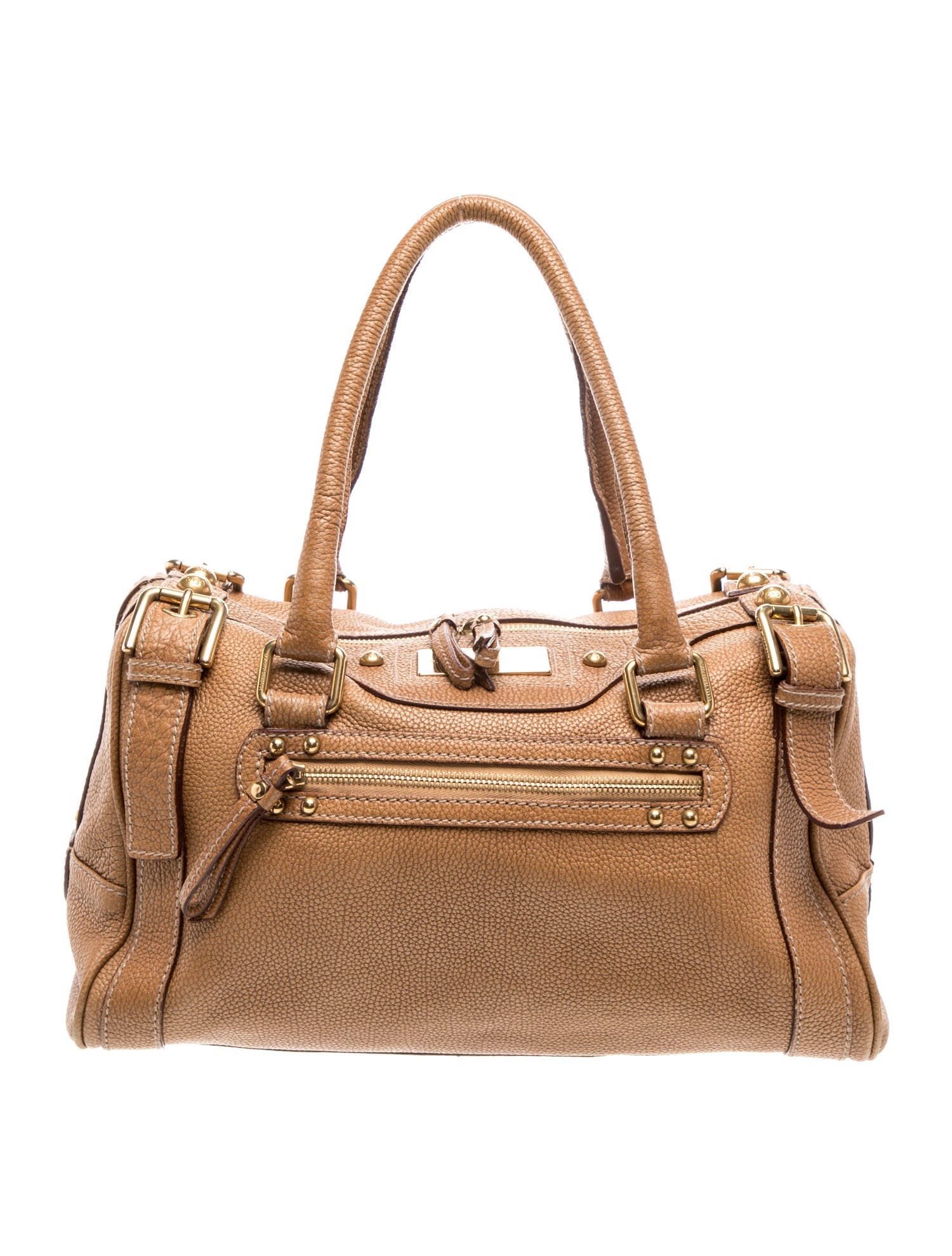 Leather Top Handle Bag
