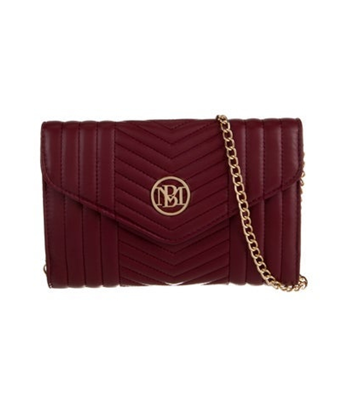Badgley Mischka Mischka Vegan Leather Clutch W Tags