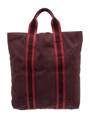 Hermes Toile Fourre-Tout Cabas